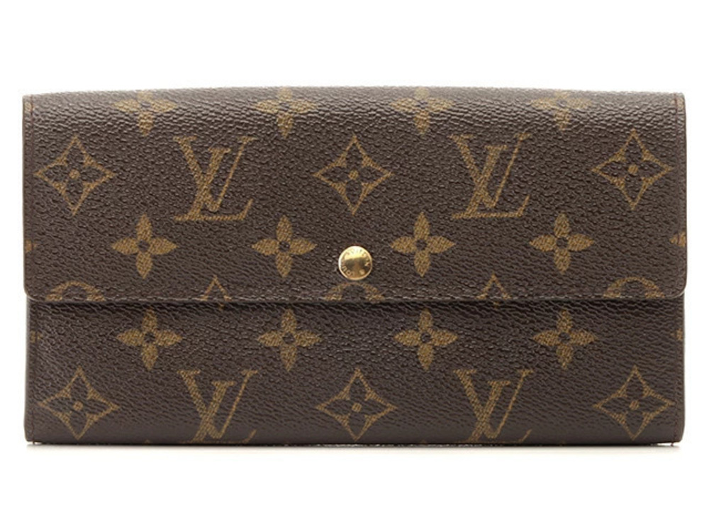 LOUIS VUITTON Portefeuille Sarah Monogram Bi fold Long Wallet